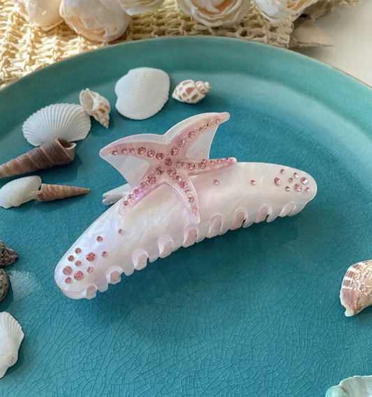 Starfish hair clips
